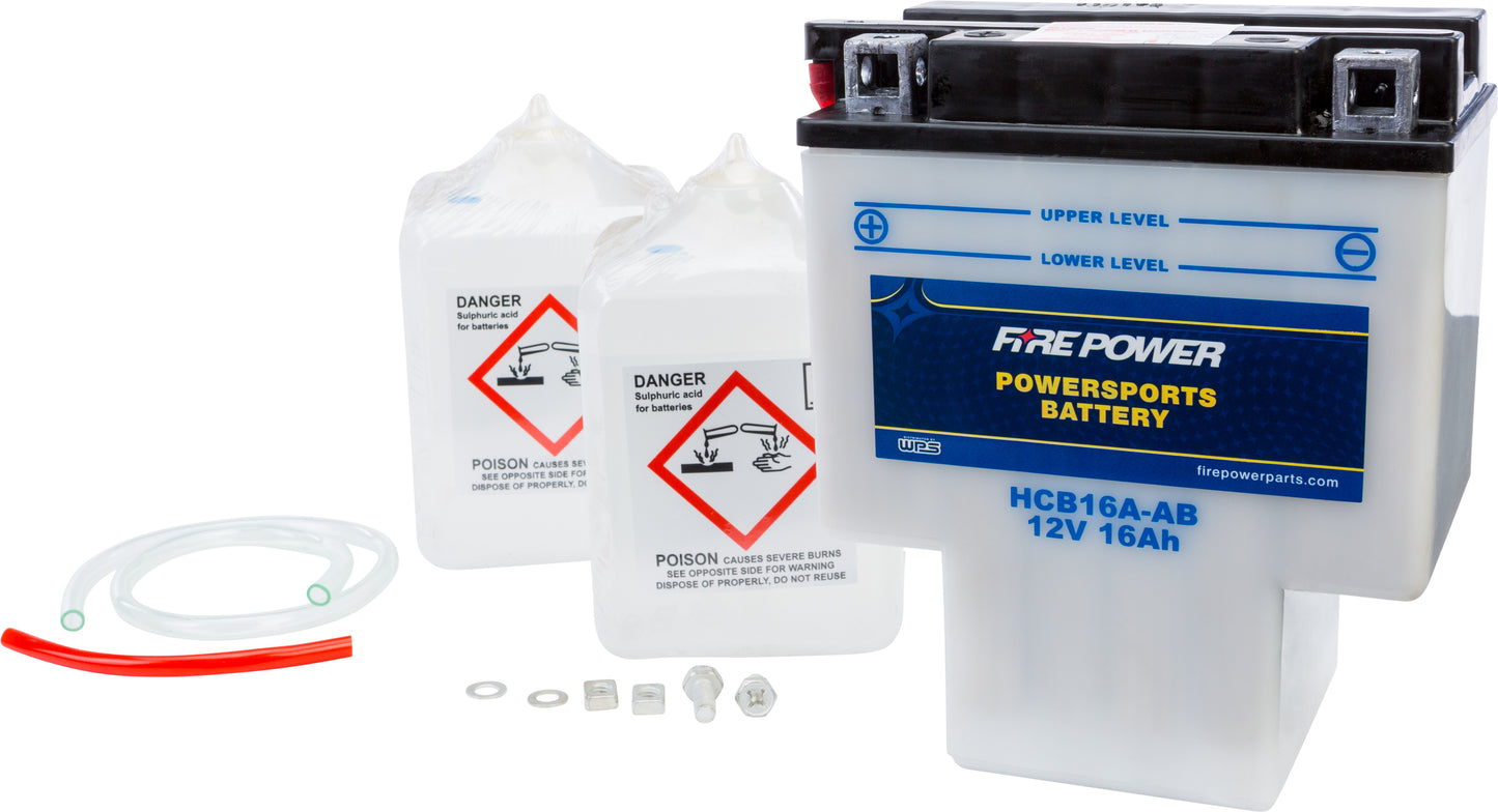 12V Heavy Duty Battery w/Acid Pack