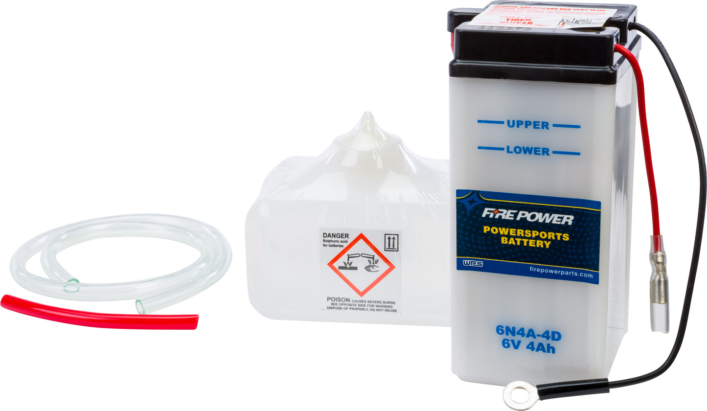 6V Standard Battery w/Acid Pack
