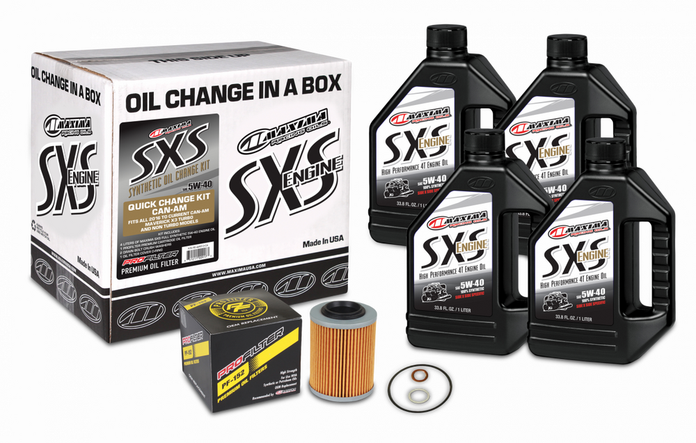 2018-2020 Can-Am Maverick MAXIMA SXS CAN-AM QUICK CHANGE KIT 10W50/5W50 W/ OIL FILTER