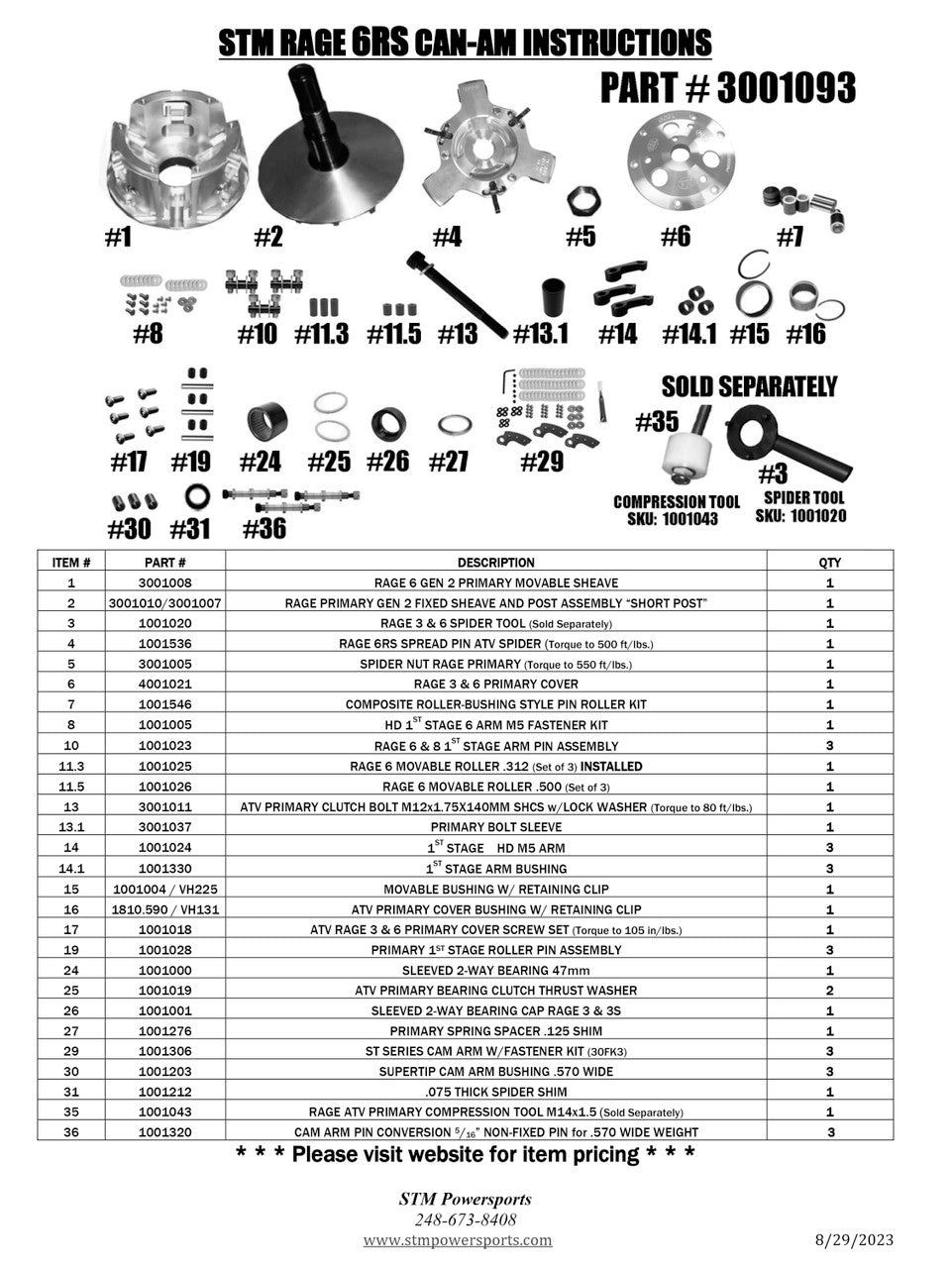 Can-Am STM Rage 6RS Primary