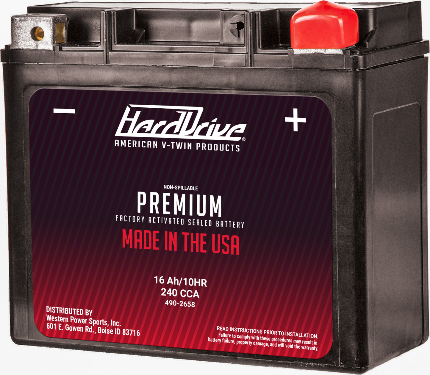 Premium Factory Activated Battery