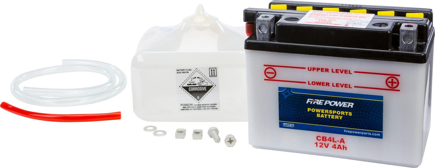 12V Heavy Duty Battery w/Acid Pack