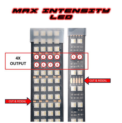 White Single Color Portal Strip Kit