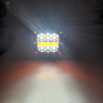 60w 3" Pod (w/ Amber DRL) (Pair)