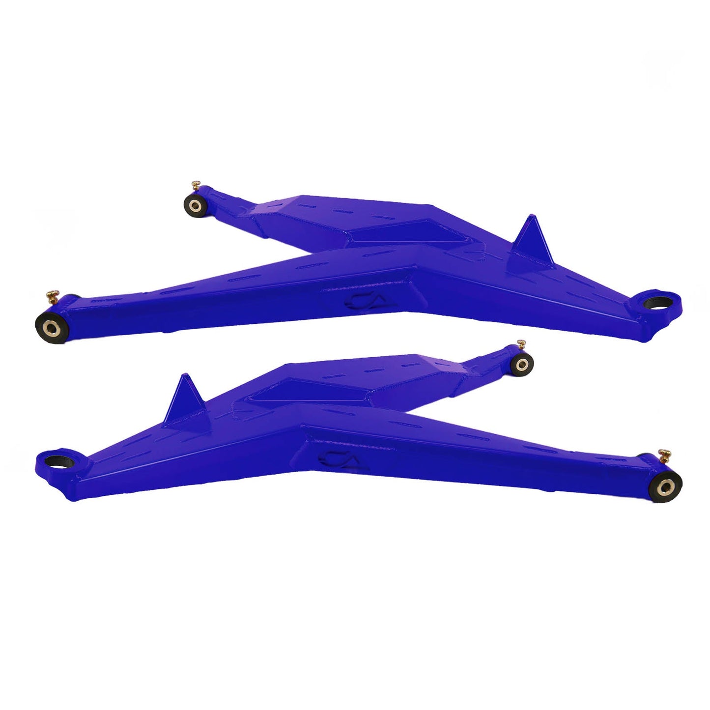 Can-Am Maverick X3 Lower Boxed Control Arms are laser cut from 4130 chromoly then CNC broke for quality and accuracy. Comes complete with 25% larger bushings installed to decrease wear and increase bushing life. Made with TIVARÃ‚Â® a high quality UHMW-PE material and is resistant to most all chemicals and conditions.