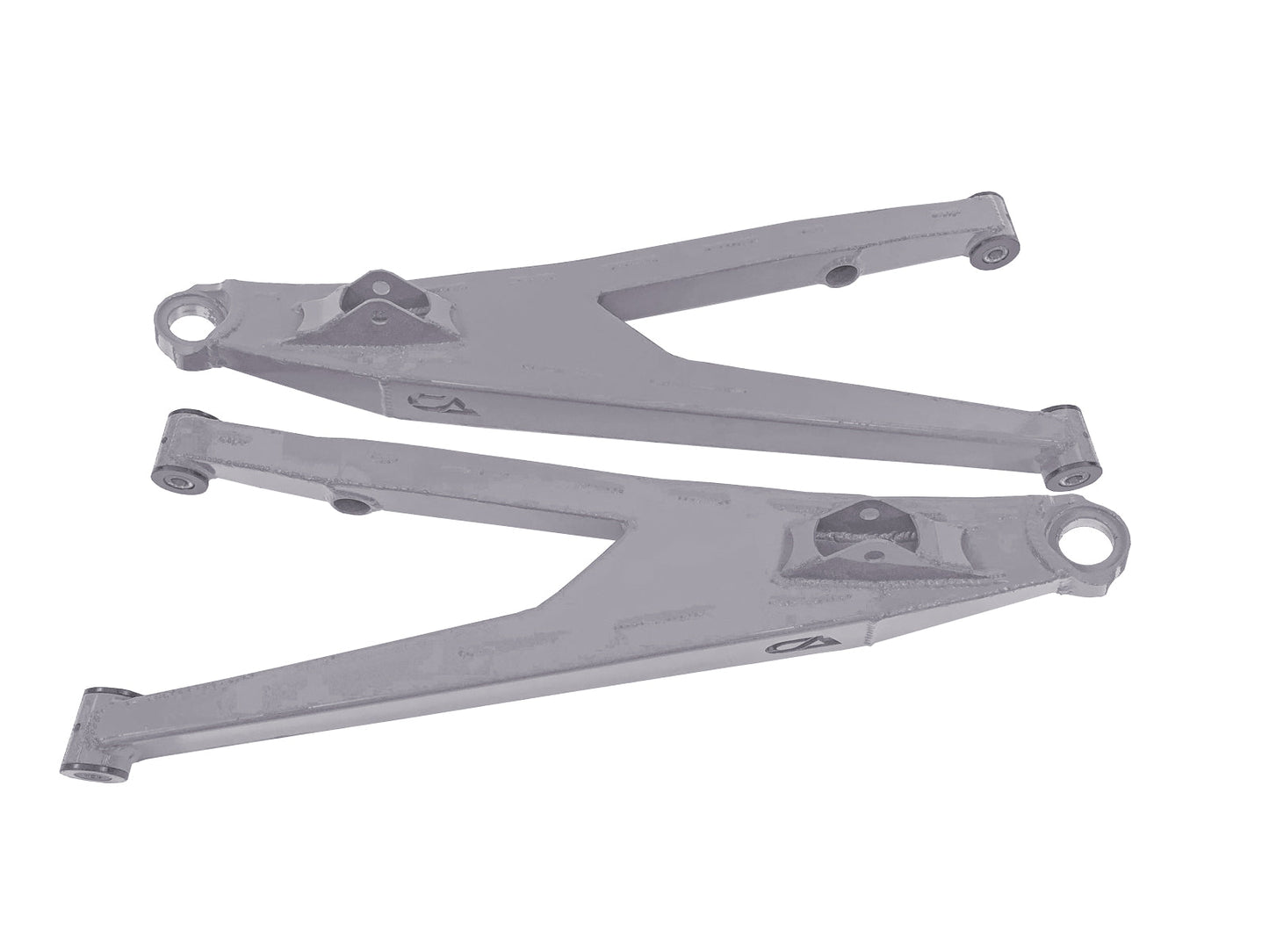 Can-Am Maverick X3 Upper Boxed Control Arms are laser cut from 4130 chromoly then CNC broke for quality and accuracy. Comes complete with 25% larger bushings installed to decrease wear and increase bushing life. Made with TIVARÃ‚Â® a high quality UHMW-PE material and is resistant to most all chemicals and conditions. 