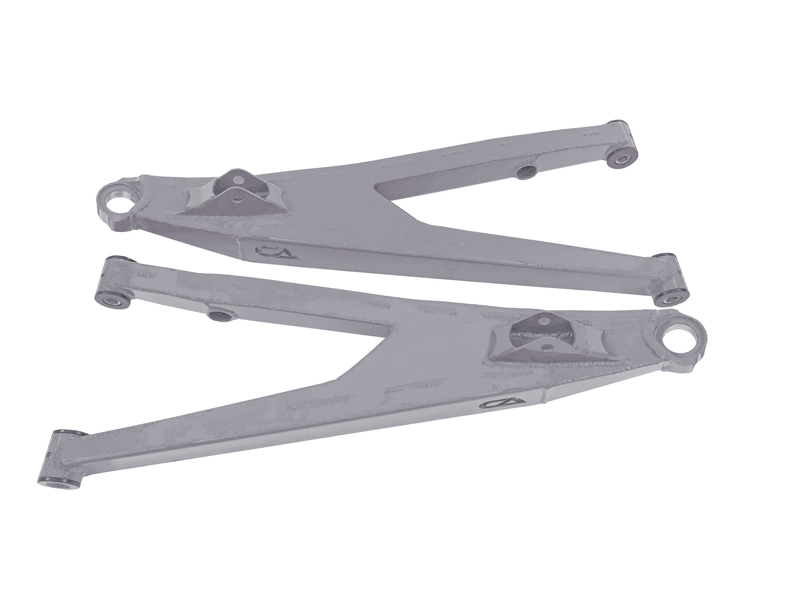 Can-Am Maverick X3 Upper Boxed Control Arms are laser cut from 4130 chromoly then CNC broke for quality and accuracy. Comes complete with 25% larger bushings installed to decrease wear and increase bushing life. Made with TIVARÃ‚Â® a high quality UHMW-PE material and is resistant to most all chemicals and conditions. 