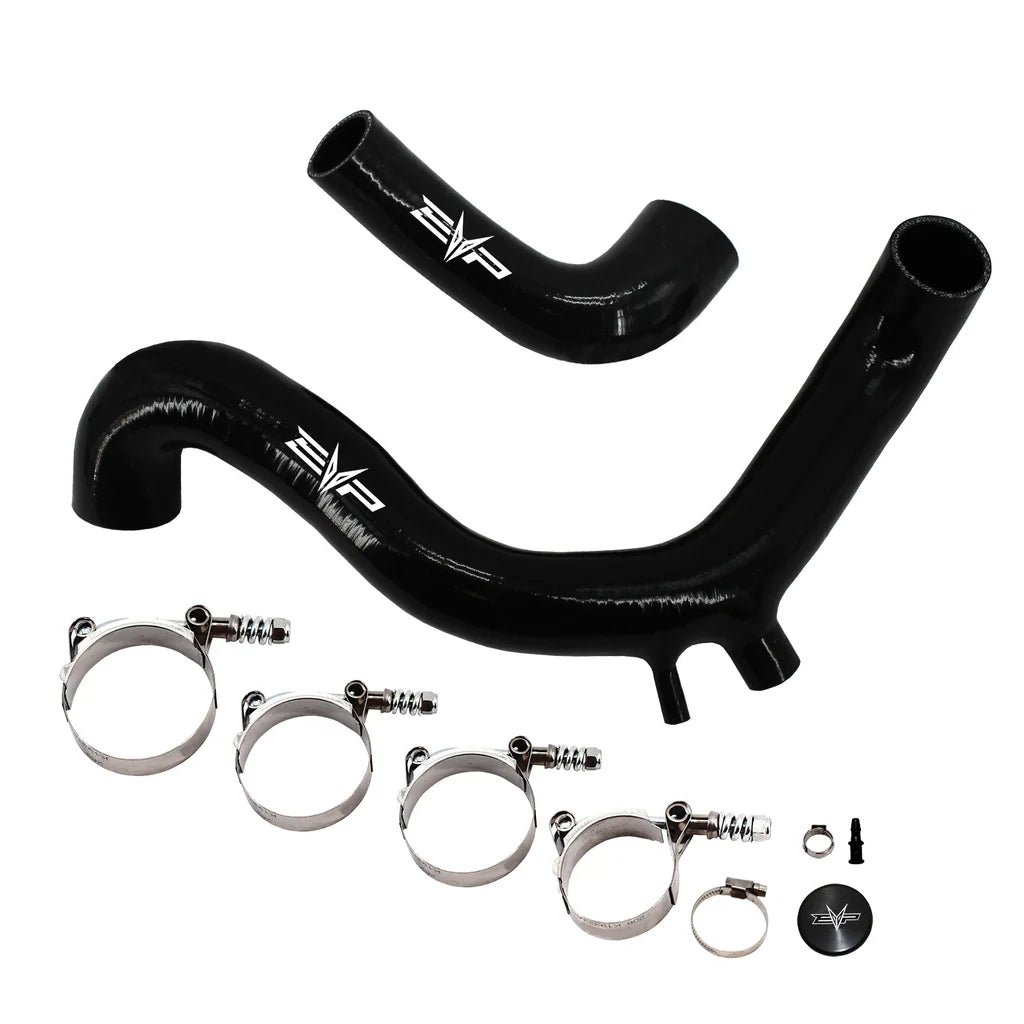 2020-2024 Can Am Maverick X3 Silicone Charge Tubes with BOV Port-Black